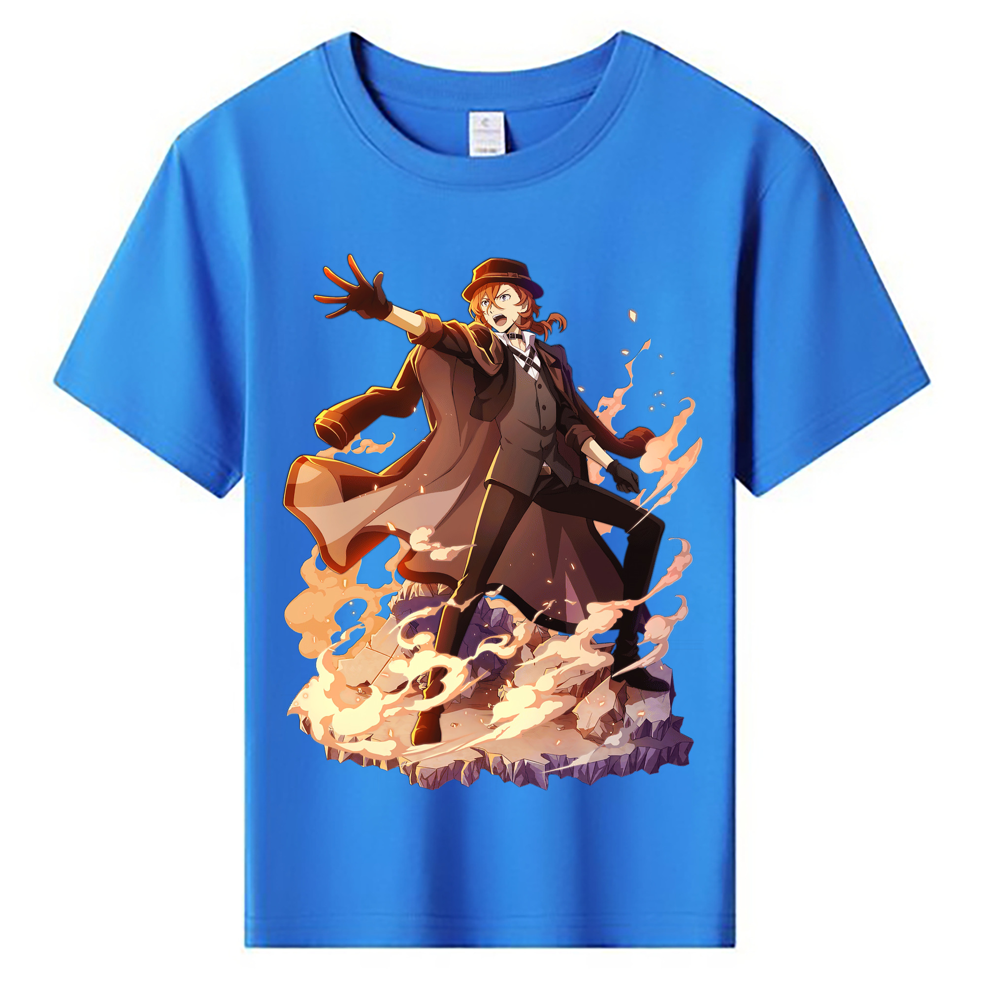 （画像用） 文豪ストレイドッグス Bungo Stray Dogs 綿100％キッズTシャツ（フロントプリント）